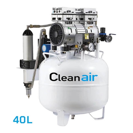 [DC.180/D] COMPRESSEUR SONZ SANS HUILE 1.1HP 40 LITRES AVEC DESSICATEUR