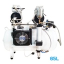 COMPRESSEUR SONZ SANS HUILE 2HP 65 L AVEC DISSICATEUR